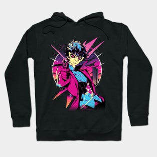 Yusuke's Artistic Soul Personas Anime Shirts for Creatives Hoodie